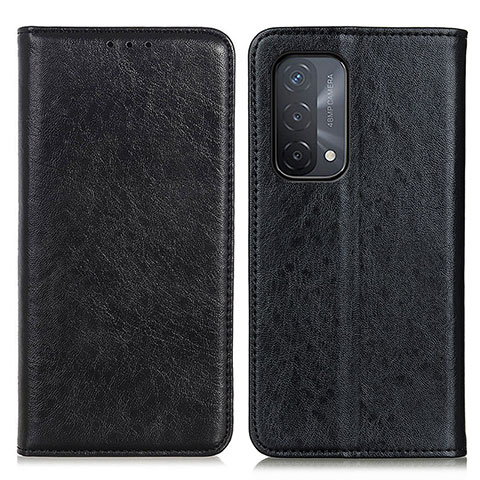 Coque Portefeuille Livre Cuir Etui Clapet K01Z pour Oppo A93 5G Noir