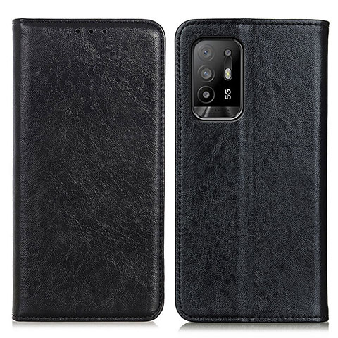 Coque Portefeuille Livre Cuir Etui Clapet K01Z pour Oppo A95 5G Noir