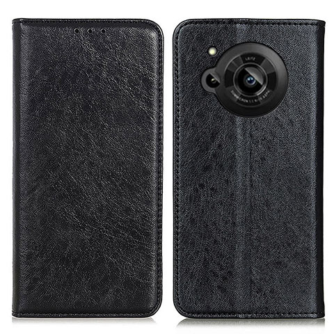 Coque Portefeuille Livre Cuir Etui Clapet K01Z pour Sharp Aquos R7s Noir