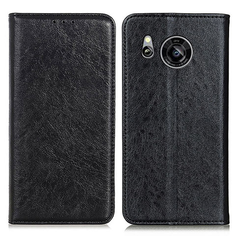 Coque Portefeuille Livre Cuir Etui Clapet K01Z pour Sharp Aquos Sense7 Noir