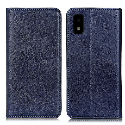 Coque Portefeuille Livre Cuir Etui Clapet K01Z pour Sharp Aquos wish Bleu