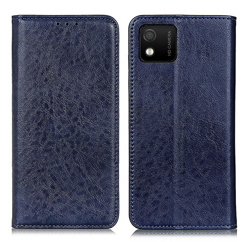 Coque Portefeuille Livre Cuir Etui Clapet K01Z pour Wiko Y52 Bleu