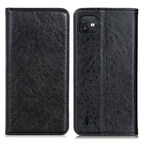 Coque Portefeuille Livre Cuir Etui Clapet K01Z pour Wiko Y82 Noir