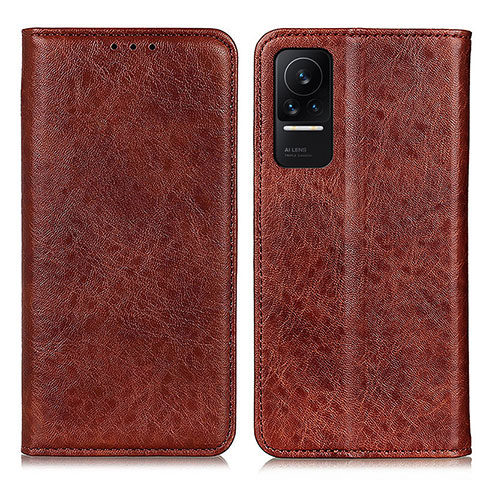 Coque Portefeuille Livre Cuir Etui Clapet K01Z pour Xiaomi Civi 1S 5G Marron