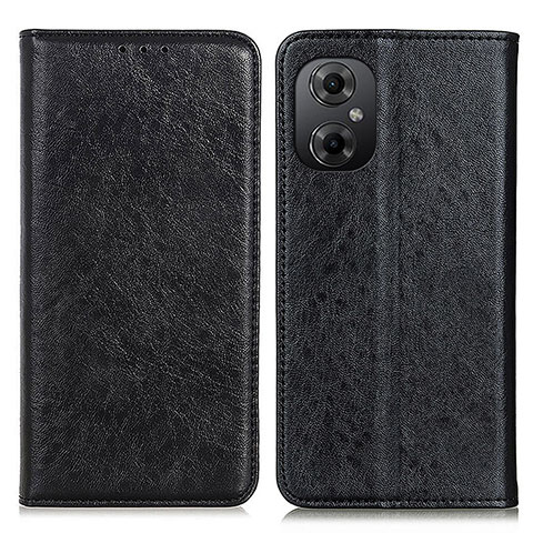 Coque Portefeuille Livre Cuir Etui Clapet K01Z pour Xiaomi Poco M4 5G Noir