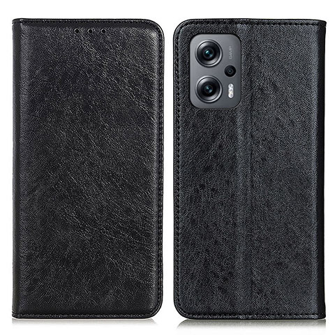 Coque Portefeuille Livre Cuir Etui Clapet K01Z pour Xiaomi Poco X4 GT 5G Noir