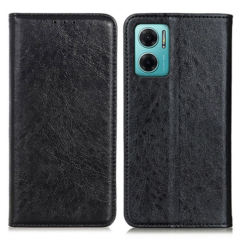 Coque Portefeuille Livre Cuir Etui Clapet K01Z pour Xiaomi Redmi 11 Prime 5G Noir