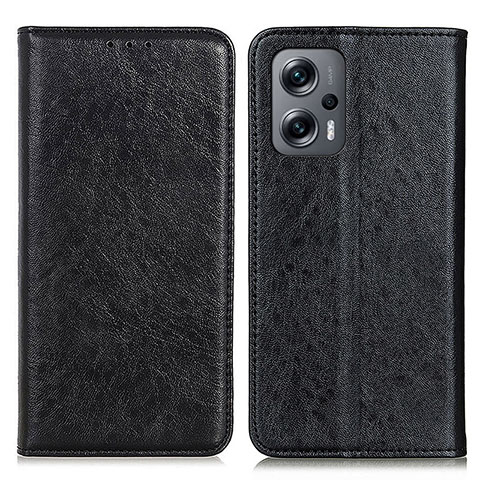 Coque Portefeuille Livre Cuir Etui Clapet K01Z pour Xiaomi Redmi K50i 5G Noir