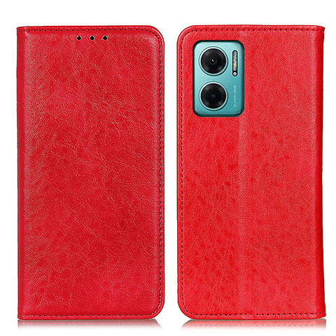 Coque Portefeuille Livre Cuir Etui Clapet K01Z pour Xiaomi Redmi Note 11E 5G Rouge