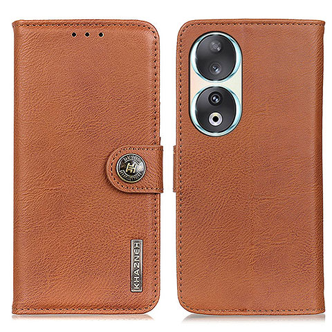 Coque Portefeuille Livre Cuir Etui Clapet K02Z pour Huawei Honor 90 5G Marron