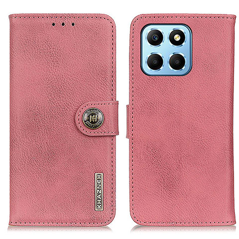 Coque Portefeuille Livre Cuir Etui Clapet K02Z pour Huawei Honor X6 5G Rose