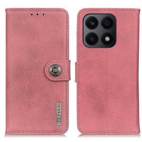 Coque Portefeuille Livre Cuir Etui Clapet K02Z pour Huawei Honor X8a 4G Rose