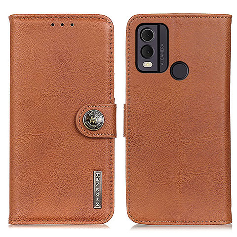 Coque Portefeuille Livre Cuir Etui Clapet K02Z pour Nokia C22 Marron