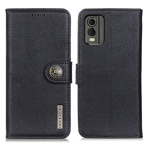 Coque Portefeuille Livre Cuir Etui Clapet K02Z pour Nokia C32 Noir