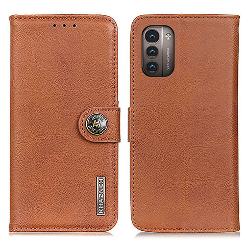 Coque Portefeuille Livre Cuir Etui Clapet K02Z pour Nokia G21 Marron