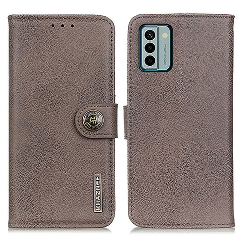 Coque Portefeuille Livre Cuir Etui Clapet K02Z pour Nokia G22 Gris