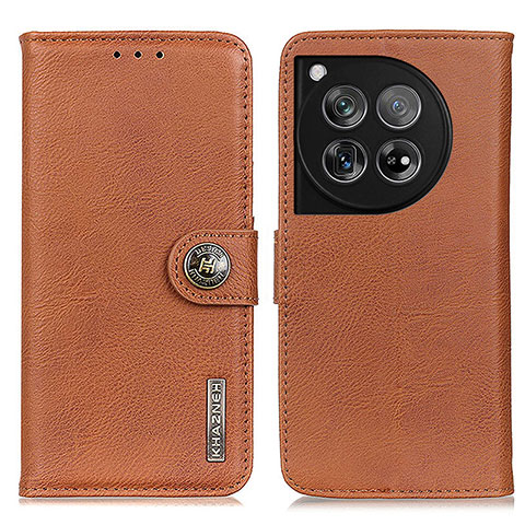 Coque Portefeuille Livre Cuir Etui Clapet K02Z pour OnePlus Ace 3 5G Marron