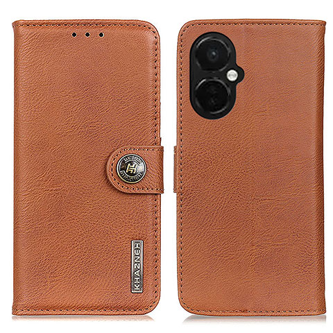 Coque Portefeuille Livre Cuir Etui Clapet K02Z pour OnePlus Nord CE 3 Lite 5G Marron