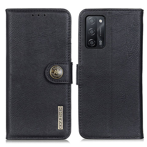 Coque Portefeuille Livre Cuir Etui Clapet K02Z pour Oppo A53s 5G Noir