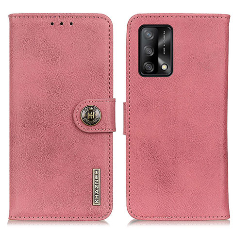 Coque Portefeuille Livre Cuir Etui Clapet K02Z pour Oppo A74 4G Rose