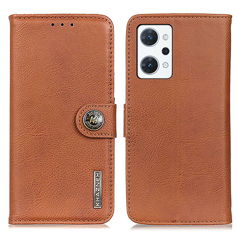 Coque Portefeuille Livre Cuir Etui Clapet K02Z pour Oppo Reno7 A Marron