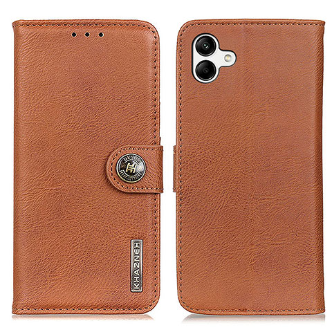 Coque Portefeuille Livre Cuir Etui Clapet K02Z pour Samsung Galaxy A04 4G Marron