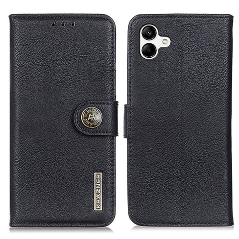 Coque Portefeuille Livre Cuir Etui Clapet K02Z pour Samsung Galaxy A04 4G Noir