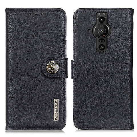 Coque Portefeuille Livre Cuir Etui Clapet K02Z pour Sony Xperia PRO-I Noir