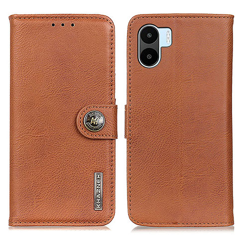 Coque Portefeuille Livre Cuir Etui Clapet K02Z pour Xiaomi Poco C50 Marron