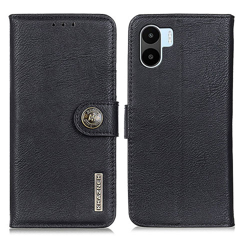 Coque Portefeuille Livre Cuir Etui Clapet K02Z pour Xiaomi Poco C51 Noir