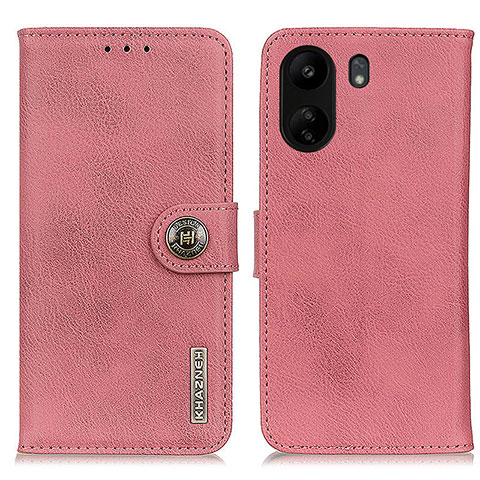 Coque Portefeuille Livre Cuir Etui Clapet K02Z pour Xiaomi Poco C65 Rose