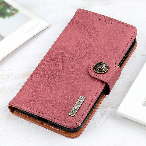 Coque Portefeuille Livre Cuir Etui Clapet K02Z pour Xiaomi Redmi 9T 4G Rose