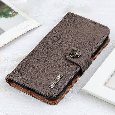 Coque Portefeuille Livre Cuir Etui Clapet K02Z pour Xiaomi Redmi K40 Pro 5G Gris