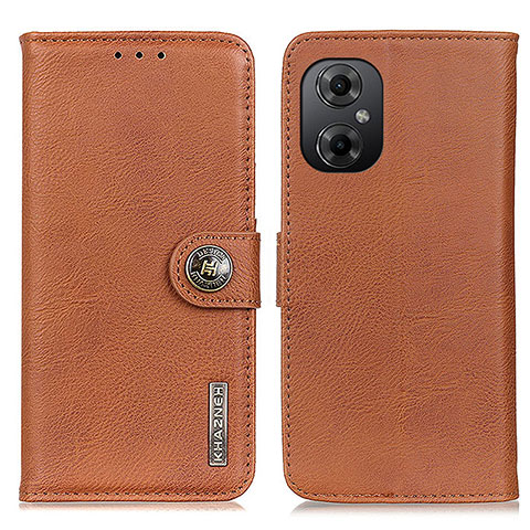 Coque Portefeuille Livre Cuir Etui Clapet K02Z pour Xiaomi Redmi Note 11R 5G Marron