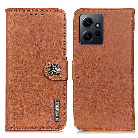 Coque Portefeuille Livre Cuir Etui Clapet K02Z pour Xiaomi Redmi Note 12 4G Marron