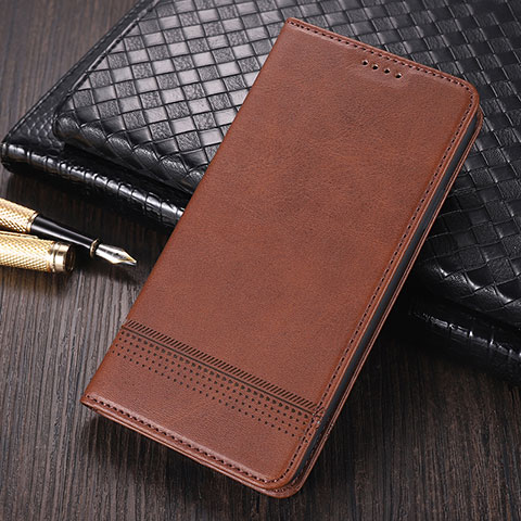 Coque Portefeuille Livre Cuir Etui Clapet K03 pour Huawei Mate 40 Marron