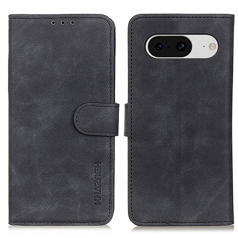 Coque Portefeuille Livre Cuir Etui Clapet K03Z pour Google Pixel 8 5G Noir