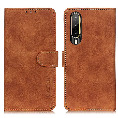 Coque Portefeuille Livre Cuir Etui Clapet K03Z pour HTC Desire 22 Pro 5G Marron