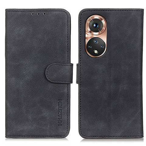 Coque Portefeuille Livre Cuir Etui Clapet K03Z pour Huawei Honor 50 5G Noir