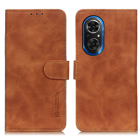 Coque Portefeuille Livre Cuir Etui Clapet K03Z pour Huawei Honor 50 SE 5G Marron