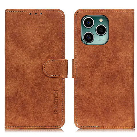 Coque Portefeuille Livre Cuir Etui Clapet K03Z pour Huawei Honor 60 SE 5G Marron