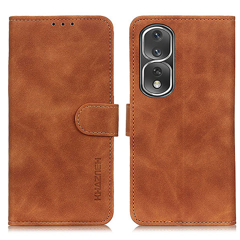 Coque Portefeuille Livre Cuir Etui Clapet K03Z pour Huawei Honor 80 Pro 5G Marron