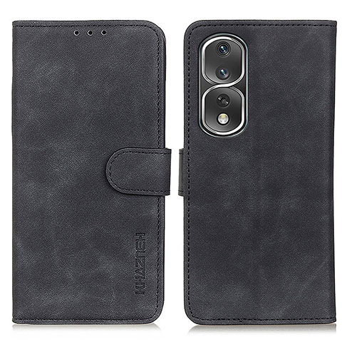 Coque Portefeuille Livre Cuir Etui Clapet K03Z pour Huawei Honor 80 Pro 5G Noir