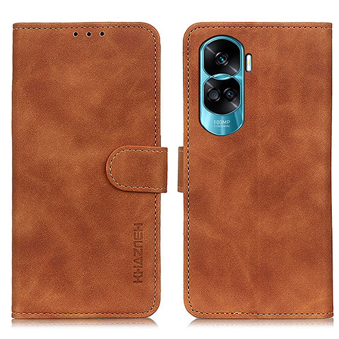 Coque Portefeuille Livre Cuir Etui Clapet K03Z pour Huawei Honor 90 Lite 5G Marron