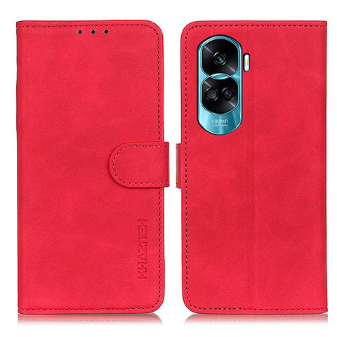 Coque Portefeuille Livre Cuir Etui Clapet K03Z pour Huawei Honor 90 Lite 5G Rouge