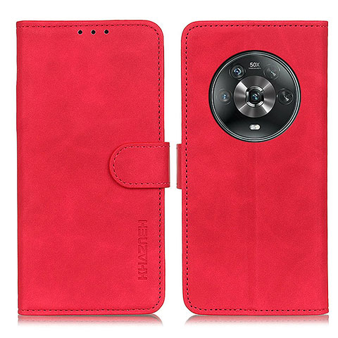 Coque Portefeuille Livre Cuir Etui Clapet K03Z pour Huawei Honor Magic4 5G Rouge