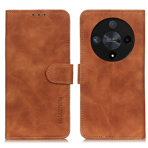 Coque Portefeuille Livre Cuir Etui Clapet K03Z pour Huawei Honor Magic6 Lite 5G Marron