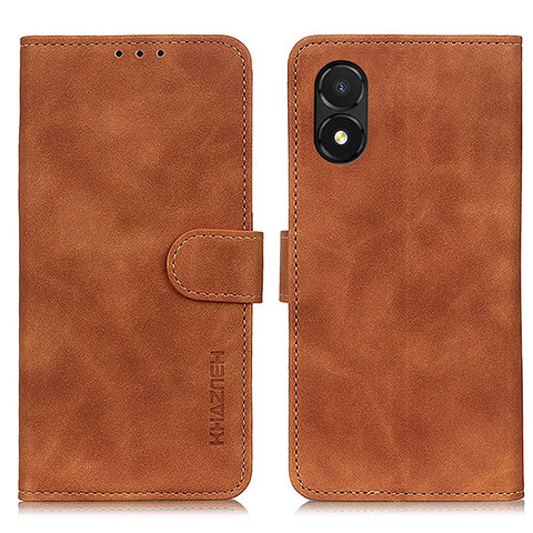 Coque Portefeuille Livre Cuir Etui Clapet K03Z pour Huawei Honor X5 Marron