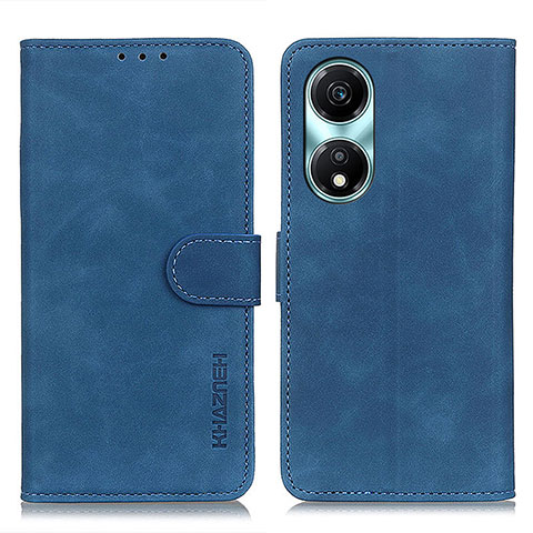 Coque Portefeuille Livre Cuir Etui Clapet K03Z pour Huawei Honor X5 Plus Bleu