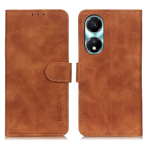 Coque Portefeuille Livre Cuir Etui Clapet K03Z pour Huawei Honor X5 Plus Marron